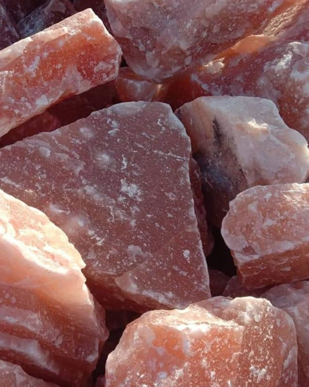 Pink Salt Therapy Stones